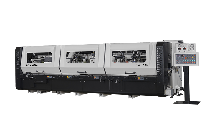 Gau Jing GL-630 moulder machine with three processing heads and a side-mounted control panel